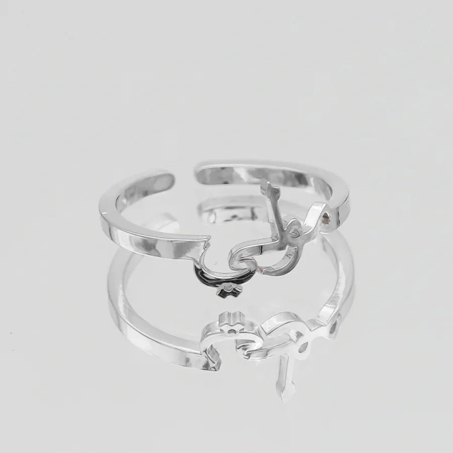 Arabic Custom Name Ring (gold & silver & rose gold) - Image 4