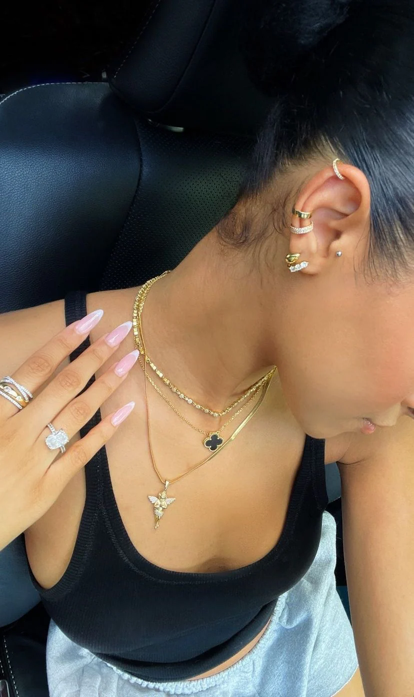 Black VC Necklace (in gold & silver) - Image 3