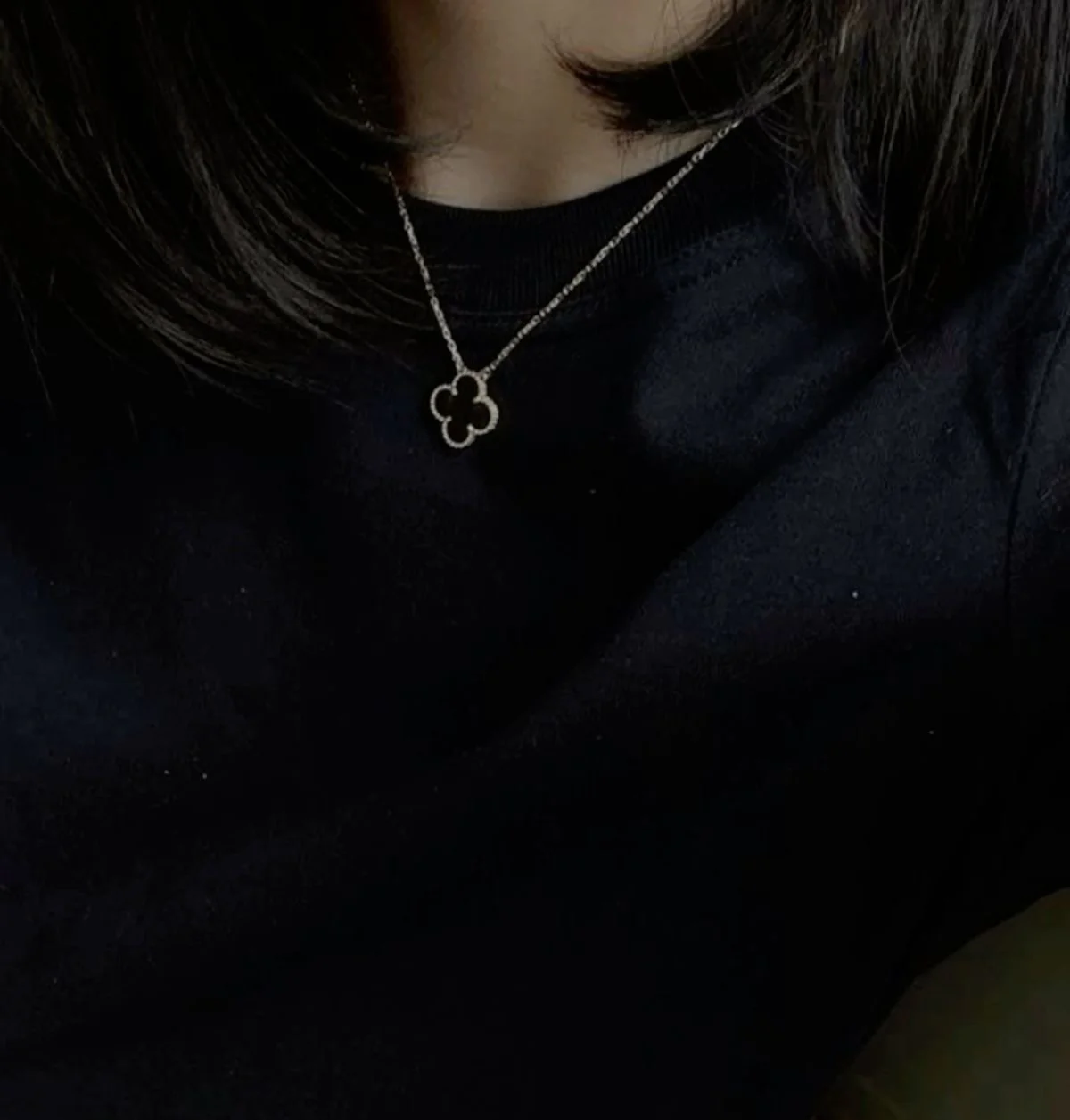 Black VC Necklace (in gold & silver) - Image 4