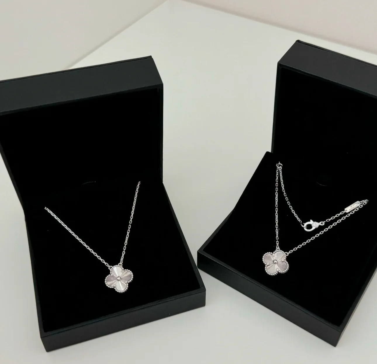 Silver Vintage VC Necklace - Image 4